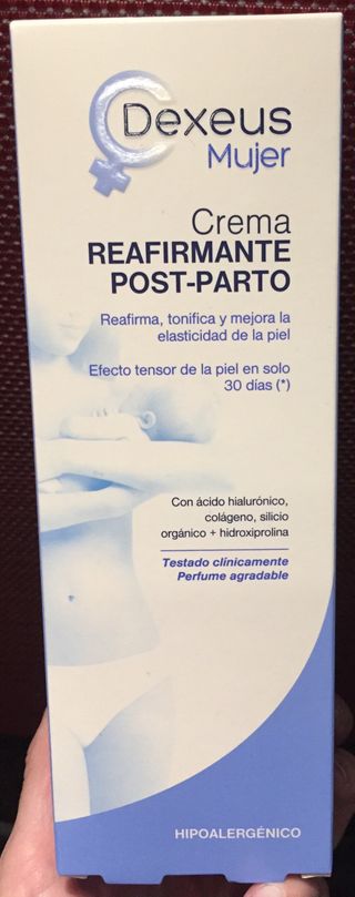 Crema reafirmante post parto dexeus
